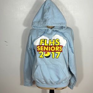 Gildan heavy blend Hoodie  in color blue